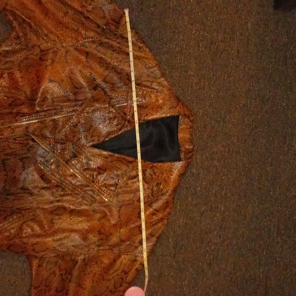 Gianni Versace Python Leather Biker Jacket - Picture 7 of 12